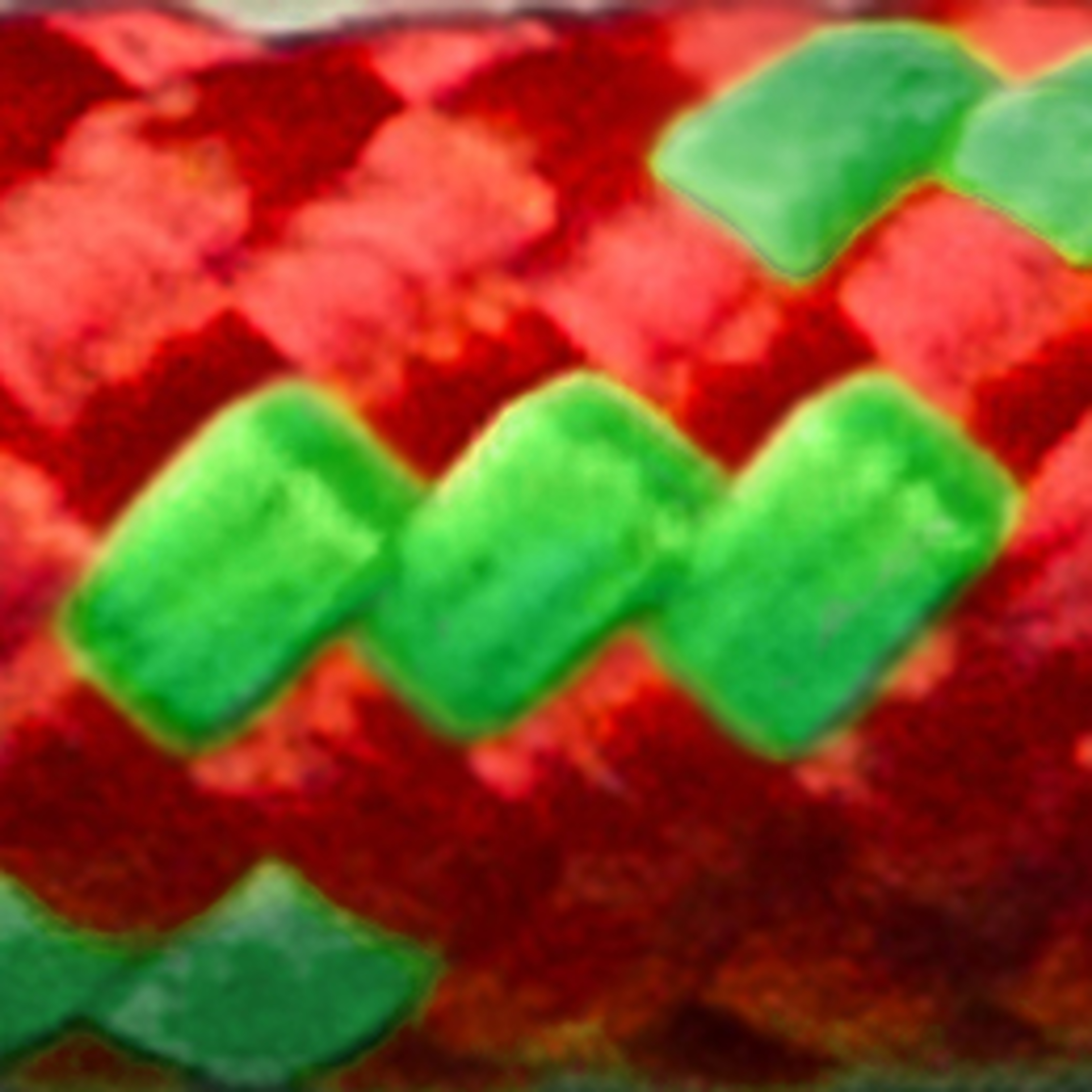 Red / coloured stripes