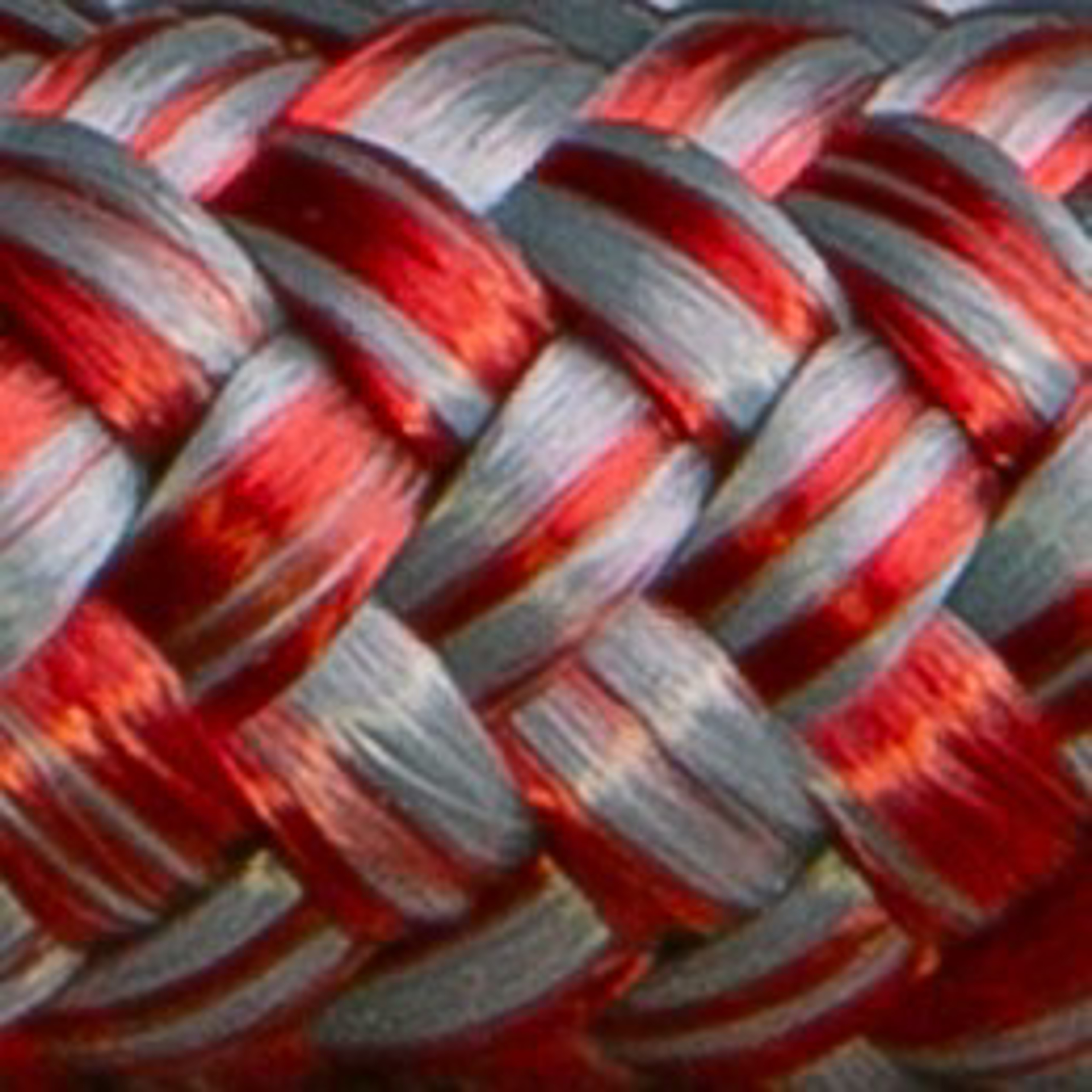 Mélange grey / red