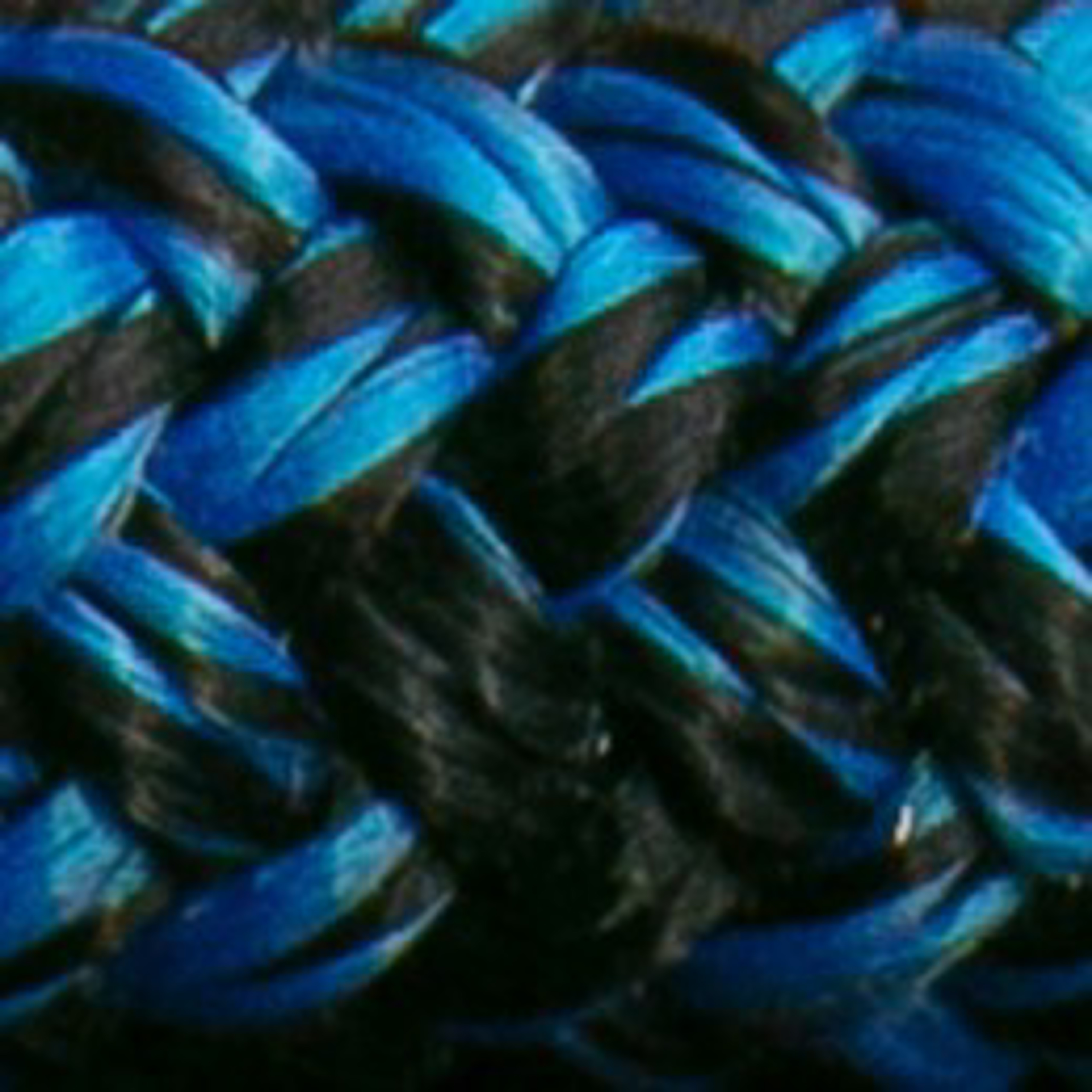 Mélange black / light blue