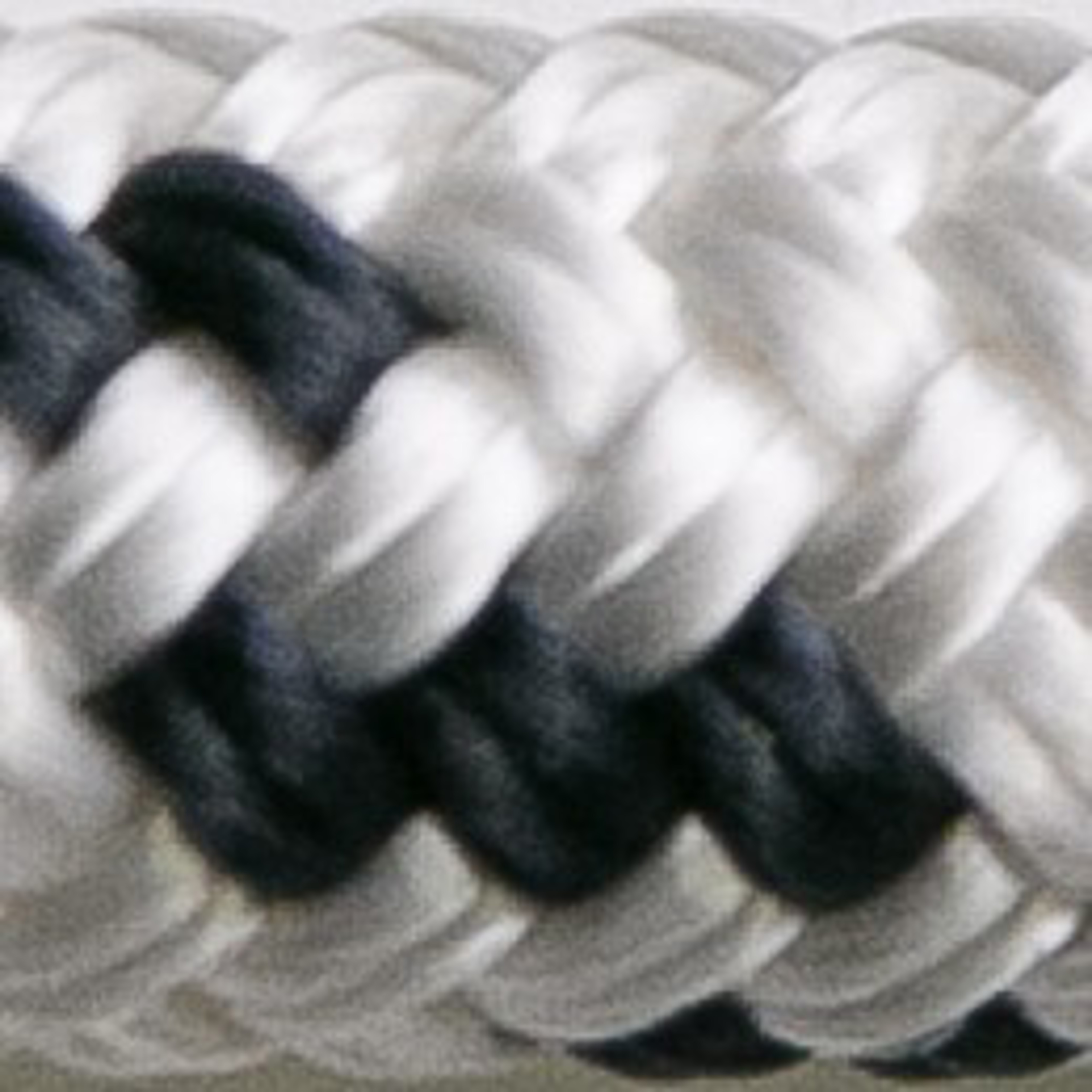 Bianco / righe blu navy