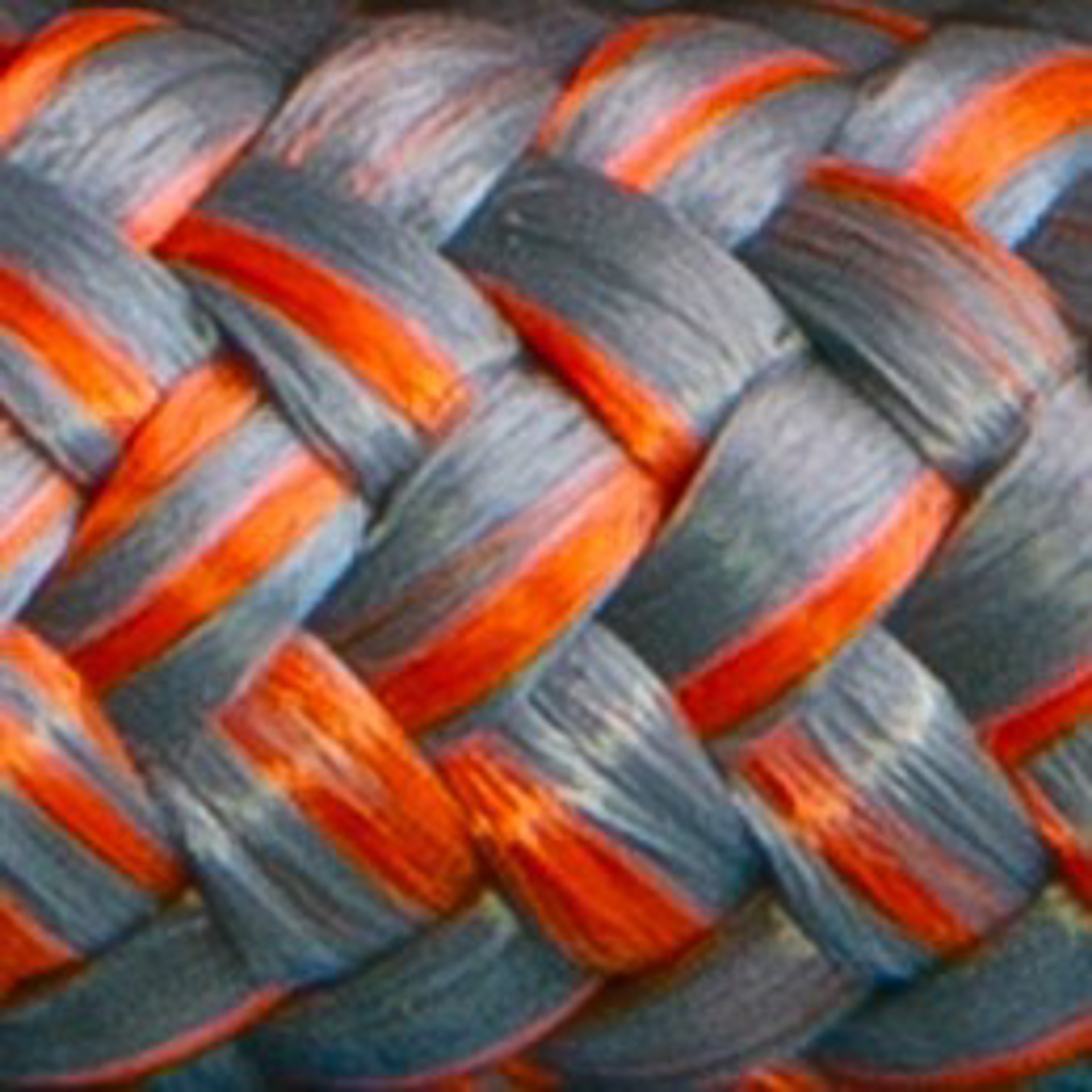 Mélange grey / fluorescent orange