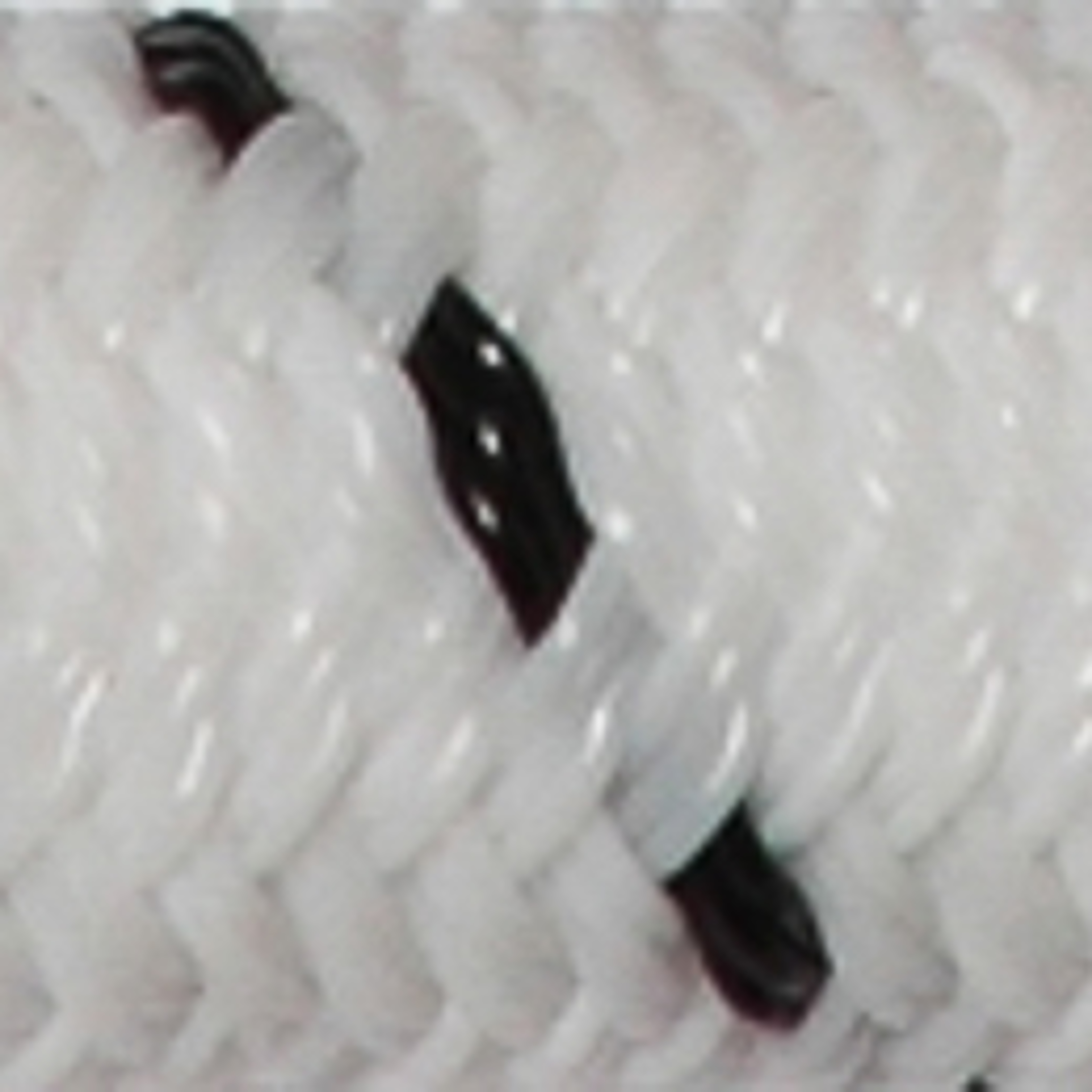 White / black stripes