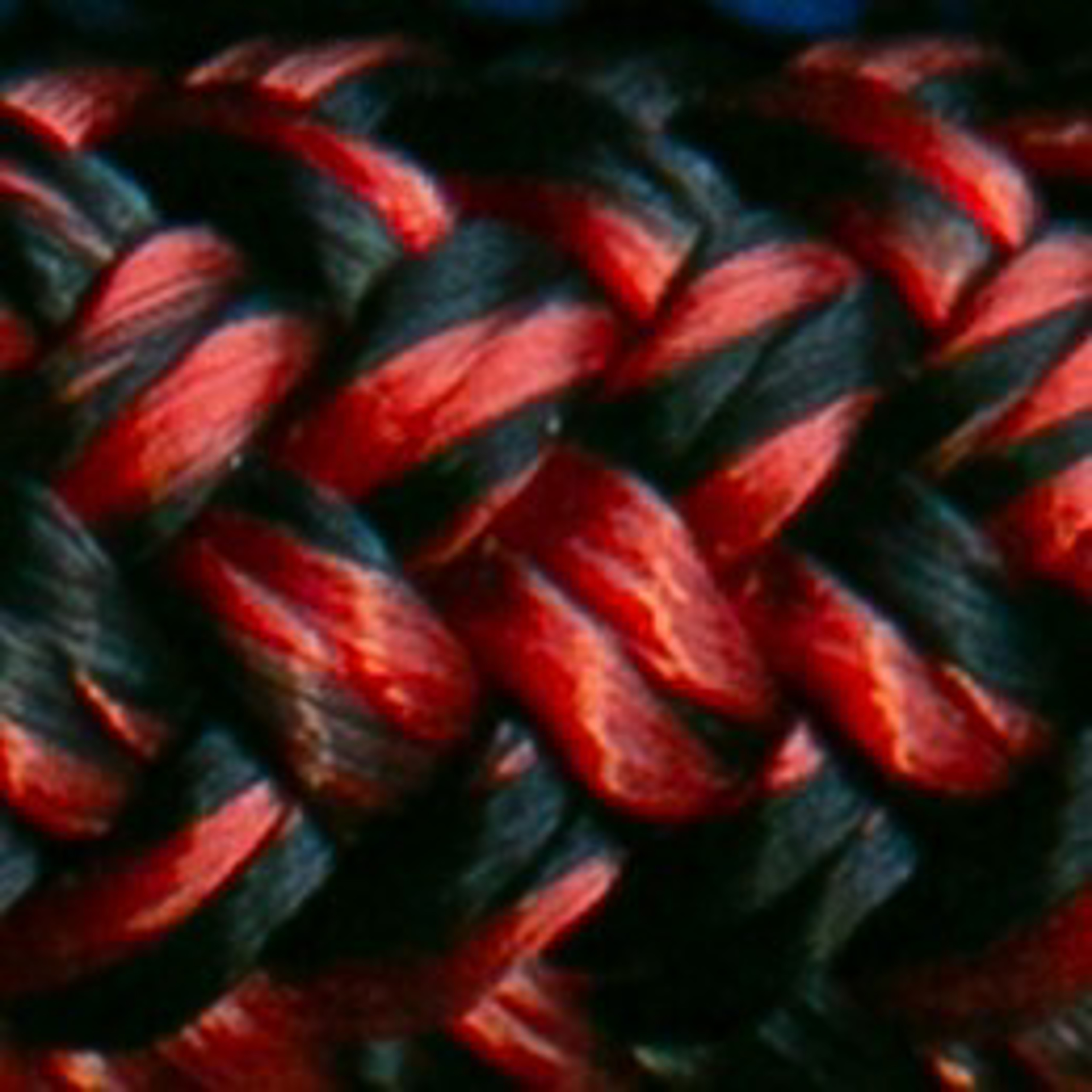 Mélange black / red