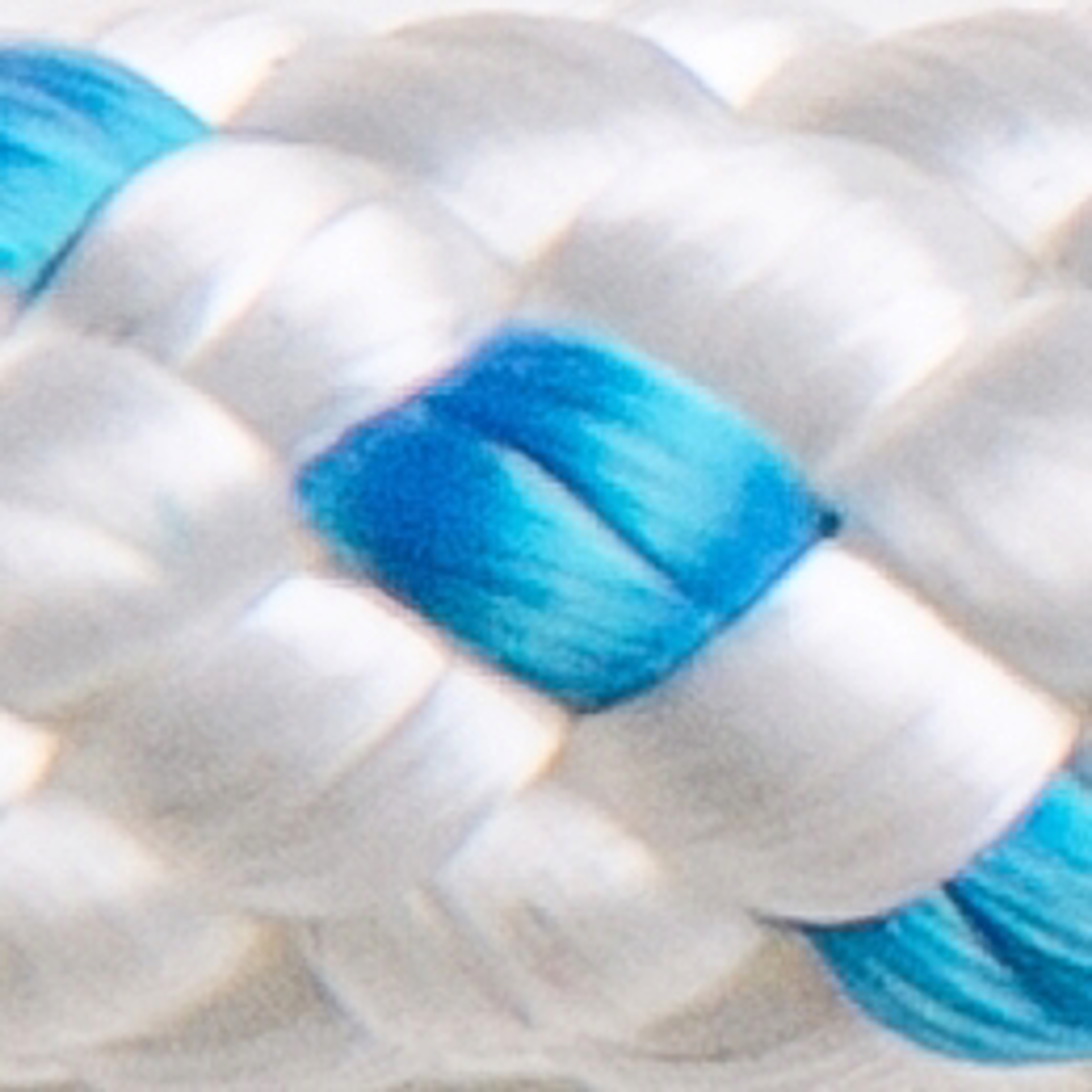 Bianco / righe colorate