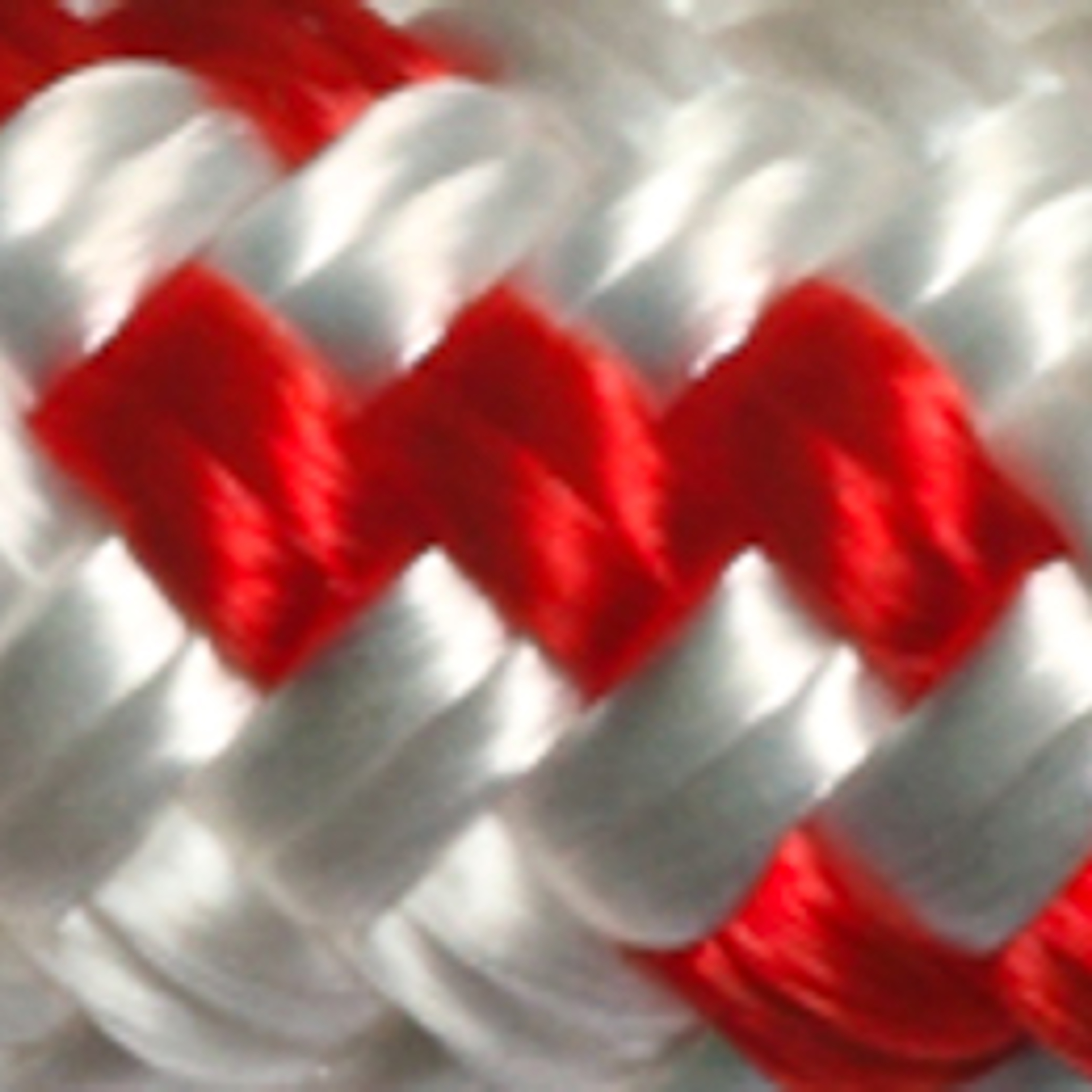 White / red stripes