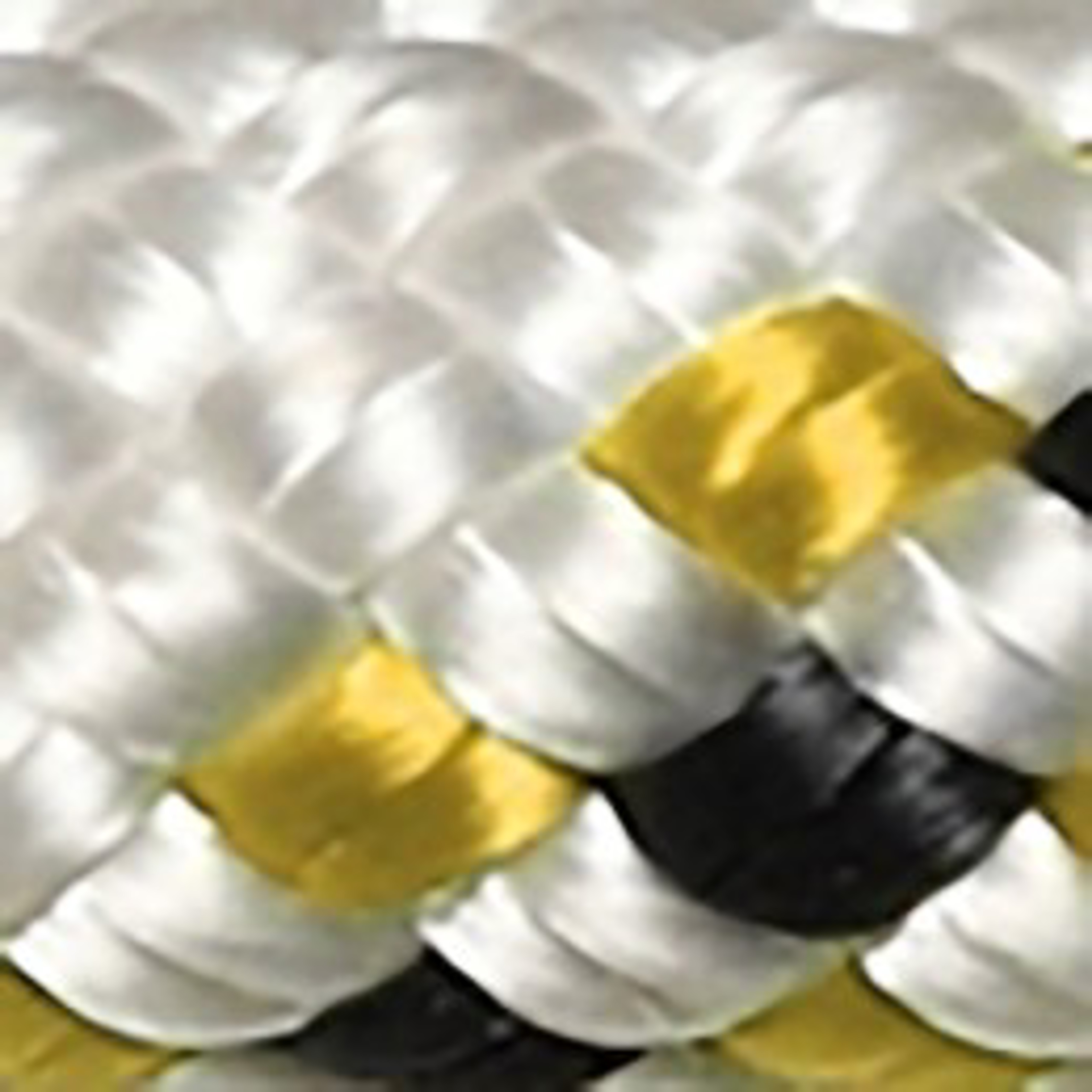 White / black and yellow stripes